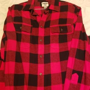 Mens long sleeve flannel shirt